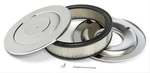Trans-dapt Performance Chrome Air Cleaner 14" Dia Round White Paper Element 2146. Fixed Price $72.99.