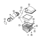 Genuine Mopar Air Cleaner 53034190AG. Fixed Price $328.63.