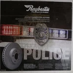Raybestos PR53031 Police Front Brake Rotors Set Of 2 New. Fixed Price $120.00.