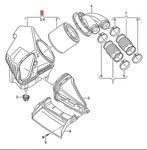 Genuine Audi RS6RS6 Plus Avant Qu. Quattro Air Filter 4G0133836AF. Fixed Price $150.00.