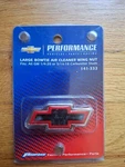 Proform 141-333 Chevy Bowtie Air Cleaner Center Wing Nut Chrome Red Black Gm. Fixed Price $17.00.