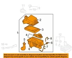 Mazda Oem 06-08 Air Cleaner Intake-filter Box Housing L81313320D. Fixed Price $267.13.