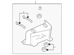 Genuine Mitsubishi Air Cleaner Body 1500A216. Fixed Price $138.80.