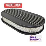 Specialty 6491BK, Kit Air Cleaner 15IN X 2IN Oval Half Finned Top Performanc. Fixed Price $94.43.
