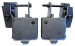 Pair 1967-1970 Mustang Cougar 390 427 428CJ Lower Engine Mounting Brackets Ford. Fixed Price $180.00.