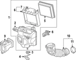Genuine Nissan Air Filter And Housing Assembly 16500-6GP0B. Fixed Price $415.69.