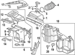 Genuine Honda Air Filter Housing 17201-6CT-A01. Fixed Price $154.67.