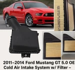 2011-2014 Ford Mustang 5.0L Engine Air Cleaner Filter Box Housing Oem Intake Gt. Fixed Price $220.00.