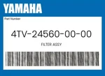 Yamaha Genuine Filter Assy 4TV-24560-00-00. Fixed Price $22.03.