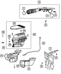 Genuine Mopar Clean Air Duct 68413346AA. Fixed Price $156.78.