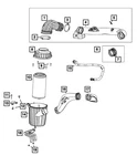 Genuine Mopar Air Cleaner Bracket 68192714AA. Fixed Price $27.12.