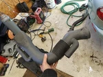 99-02 Jaguar Xkr 4.0 Air Intake Tube NJD3555AA NNC3555AC. Fixed Price $105.00.