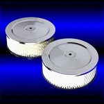 Dual Air Cleaners 6 Inch For Oldsmobile 330 350 455 Chrome Set Of Two. Fixed Price $59.99.