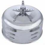 United Pacific A6295 Air Cleaner Cover 5/16", Single Barrel, Chrome, Short Nec. Fixed Price $48.04.