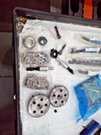 Used Cam Phaser Solenoid Timing Chain Kit Ford 5.4L Open Box. Fixed Price $151.80.