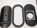 1965-1973 Ford Mustang Cobra Oval Air Cleaner Assembly M-9600-C302. Fixed Price $74.97.
