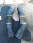 Right Engine Air Intake Scoop Hose Pipe Tube Mercedes C215 W220 A1130942682 Set. Fixed Price $35.99.