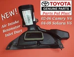 Genuine Toyota Camry Solara V6 # 17750-AA011 Air Intake Resonator Inlet Duct. Fixed Price $84.98.