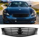 Fits 08-15 Infiniti G37 Q60 Coupe Oe Style Front Upper Grille Gloss Black Abs. Fixed Price $52.99.
