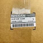 Air Cleaner Assembly Retainer Clip Genuine Nissan Part # 16598-3JA0A Oem Nos. Fixed Price $18.00.