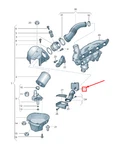 New Audi A8 Right Air Intake Flange 4H0133126B Original. Fixed Price $31.74.