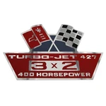 67-69 Corvette Air Cleaner Decal Correct Reproduction Turbo Jet 427 3X2 400 Hp. Fixed Price $14.99.