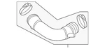 Genuine Nissan Engine Air Intake Hose 16578-9BK0A. Fixed Price $94.30.