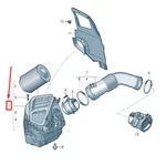 Audi A8 Engine Air Filter Box 4N0133824AA. Fixed Price $436.68.
