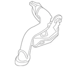 Genuine Nissan Engine Air Intake Hose 16554-1KT0B. Fixed Price $91.33.