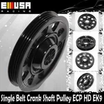 Emusa Aluminum Performance Black Crank Pulley FOR88-00 Civic B16 B18 Single Belt. Fixed Price $39.99.