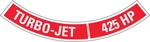 Oer Turbo-jet Air Cleaner Decal 425 Hp For Camaro Nova Chevelle Impala Corvette. Fixed Price $17.98.