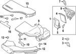 Genuine Nissan Intake Duct 16576-6MA1B. Fixed Price $229.85.