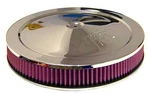 K&n 60-1263 14" Chrome Air Cleaner Assy Round 5.125" Neck Reusable Street Legal. Fixed Price $137.81.