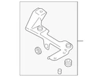 Genuine Mitsubishi Air Cleaner Body Bracket MR340991. Fixed Price $19.21.
