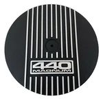 13" Round 440 Magnum Black Air Cleaner Kit, Fits Mopar Dodge Engines -ansen. Fixed Price $199.00.