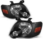 Pair Left Right Black Headlights 06 07 08 09 10 Ford Explorer / Sport Trac. Fixed Price $149.50.