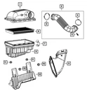 Genuine Mopar Air Cleaner Cover 68333088AB. Fixed Price $148.23.
