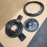 73-75 C3 Corvette Dual Snorkel Air Cleaner Intake Assembly Base Lid Ring Seal Oe. Fixed Price $499.00.