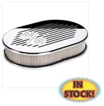 Billet Specialties 15327 - Checkered Flag Oval Air Cleaner Small Polished. Fixed Price $210.95.