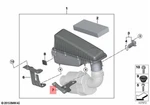 Genuine Bmw X5 X6 F15 F16 28IX 40EX Sac Sav Bracket Left 13718626743. Fixed Price $50.20.