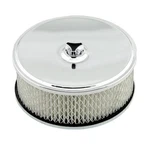 Mr. Gasket Chrome Round Steel 2, 3 4 Barrel Carburetor 6.5" Air Cleaner. Fixed Price $71.67.