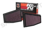 Two K&n Hi-flow Air Intake Drop Filters For 2010-2015 Audi RS5 4.2L V8. Fixed Price $115.98.