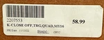 New Genuine Oem Polaris K Close Off Trg Quad MY16 2207553. Fixed Price $55.50.