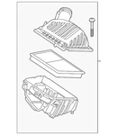 Genuine Bmw Air Cleaner Assembly 13-71-8-655-835. Fixed Price $298.24.