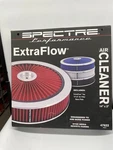 Spectre Extraflow 14" 3" Custom Red Synthetic Air Filter Assembly 47622. Fixed Price $130.00.