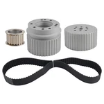 Long Water Pump Billet Aluminum Gilmer Belt Drive Pulley Kit For Chevy Sbc 350. Fixed Price $88.00.