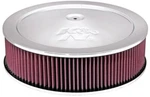 Closeout 60-1290 K&n 14" Round Tall Red Air Filter Assembly Chrome. Fixed Price $122.95.