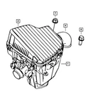 Genuine Mopar Air Cleaner Resonator Duct 4891032AB. Fixed Price $41.99.