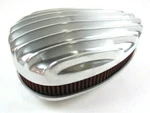Ford Flathead Finned Tear Drop Air Cleaner Dual Carb Polished E40202P. Fixed Price $200.00.
