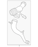 Genuine Ford Engine Air Intake Hose JL3Z-9C623-B. Fixed Price $269.97.